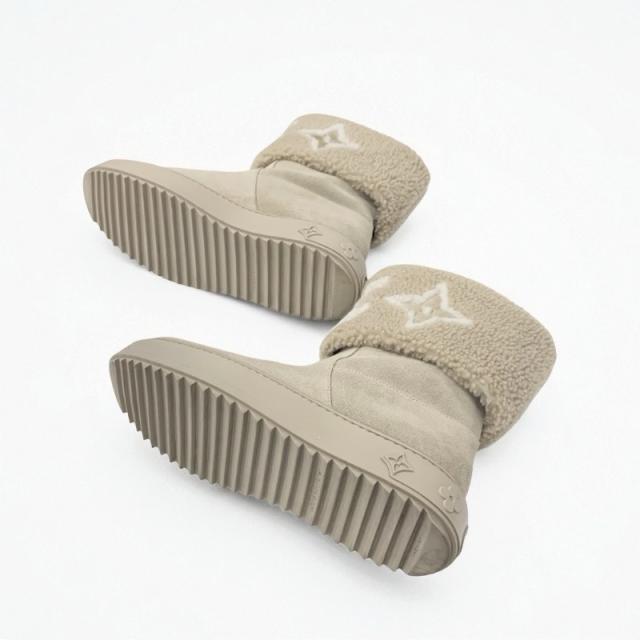 ルイヴィトン LOUIS VUITTON スノードロップライン モノグラム ブーツ