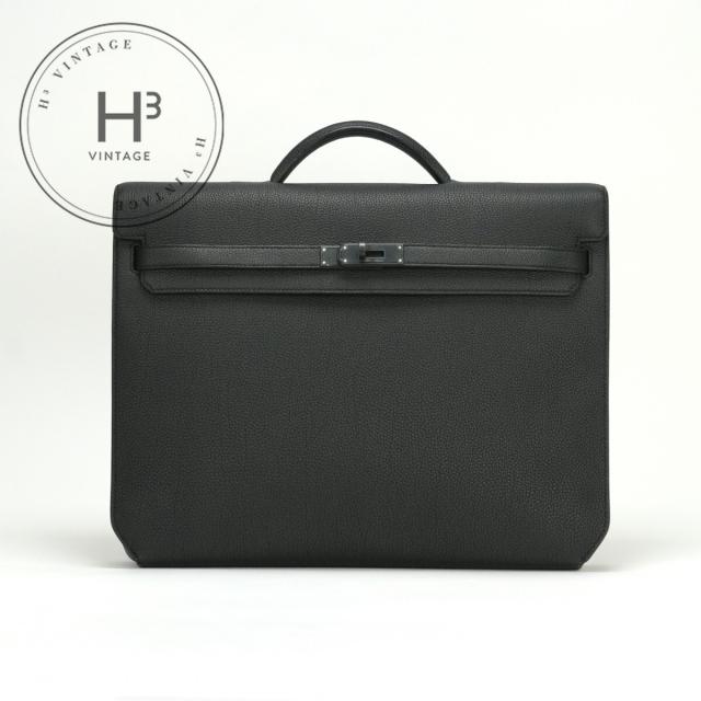 エルメス HERMES ケリーデペッシュ36 モノクローム ケリーデペッシュ 36 モノクローム バッグ ビジネスバッグ ブリーフケース トゴ