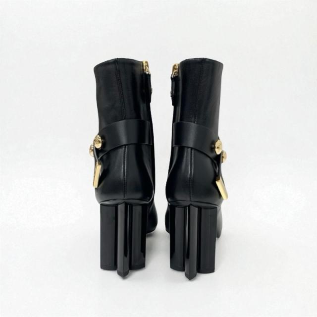 ルイヴィトン LOUIS VUITTON シルエットライン ブーツ ショートブーツ