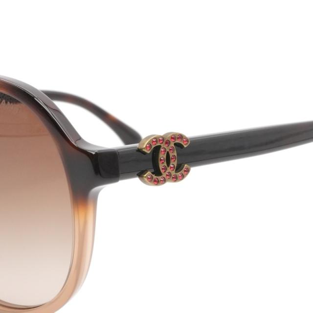 シャネル CHANEL サングラス ブラウン ココマーク アイウェア ライン