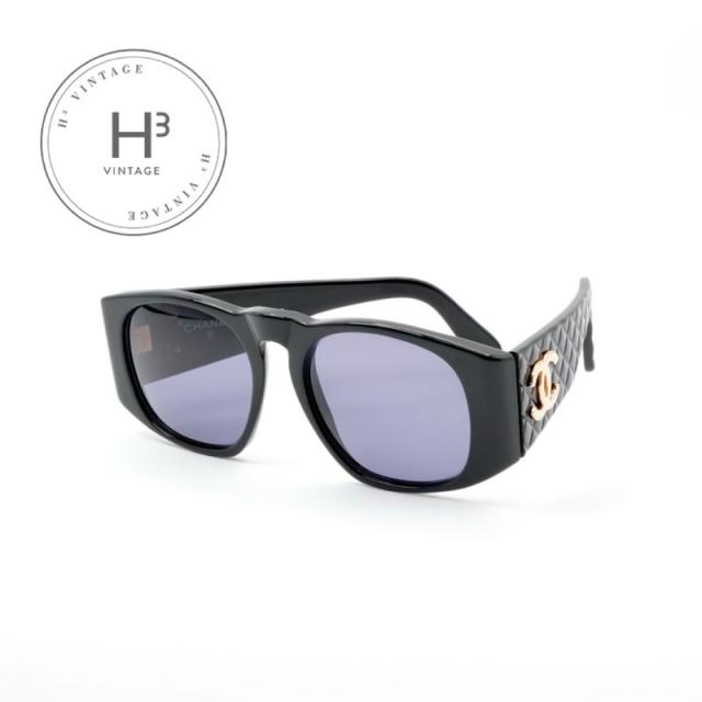シャネル CHANEL サングラス ブラック ゴールド ココマーク アイウェア