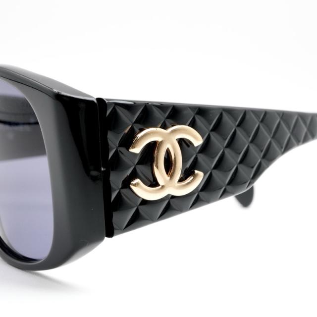 シャネル CHANEL サングラス ブラック ゴールド ココマーク アイウェア