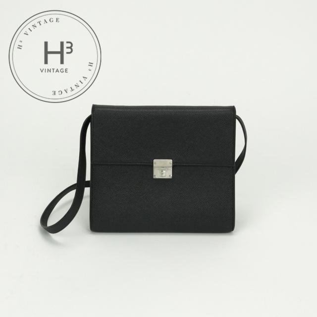 エルメス HERMES クリック16 クリック 16 バッグ ショルダーバッグ エプソン ノワール noir ブラック Black 黒 シルバー金具
