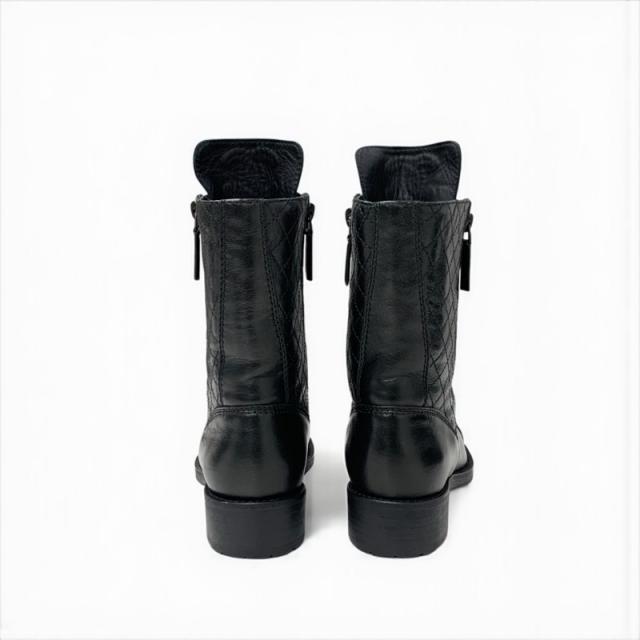 シャネル CHANEL ブーツ ショートブーツ 靴 シューズ レザー ブラック