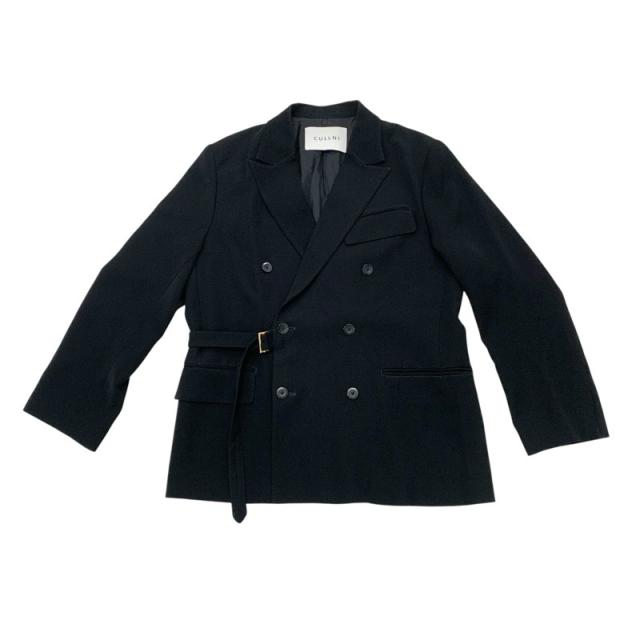 クルニ CULLNI セットアップ ジャケット ボトムス ポリエステル タック 