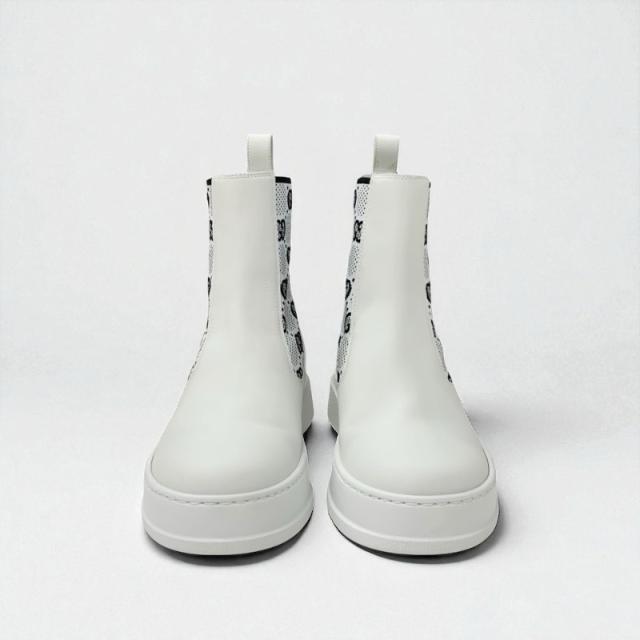 グッチ GUCCI GGスプリーム ブーツ ショートブーツ 靴 シューズ レザー 