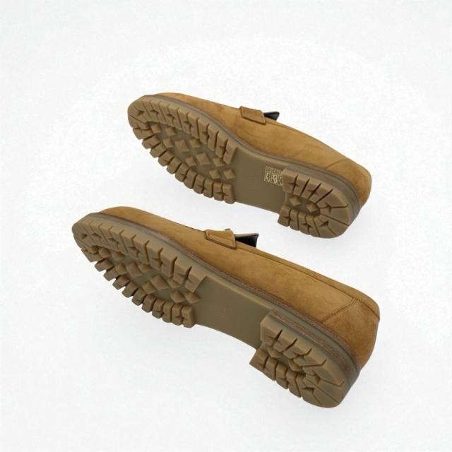 エルメス HERMES フォーブル ローファー 革靴 靴 シューズ スエード