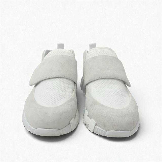 エルメス HERMES H スニーカー 靴 シューズ スエード ファブリック 