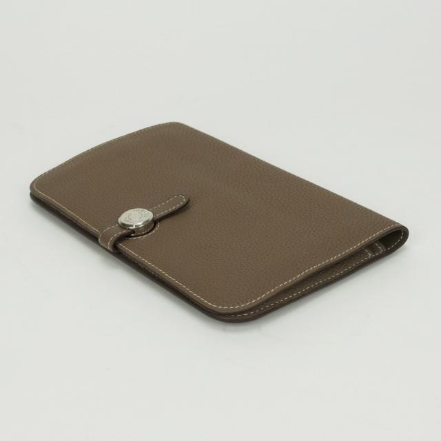 エルメス HERMES ドゴンGM ドゴン GM ドゴンデュオ 財布 長財布 ロングウォレット トリヨンクレマンス エトゥープ Etoupe グレー gray