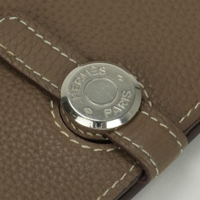 エルメス HERMES ドゴンGM ドゴン GM ドゴンデュオ 財布 長財布 ロングウォレット トリヨンクレマンス エトゥープ Etoupe グレー gray