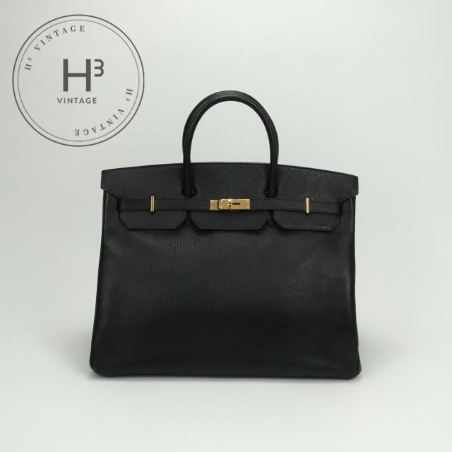 エルメス HERMES バーキン40 バーキン 40 バッグ トートバッグ アルデンヌ ノワール Noir ブラック Black 黒 ゴールド金具 ハンドバッグ