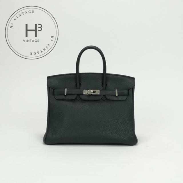 エルメス HERMES バーキン25 バーキン 25 バッグ トートバッグ トゴ ヴェールルソー Vertrousseau グリーン green 緑 シルバー金具