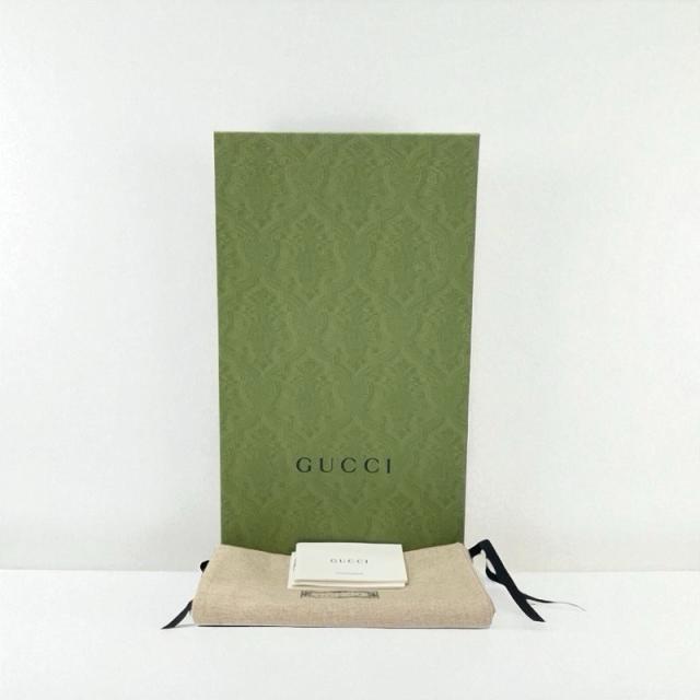 グッチ GUCCI RUN スニーカー 靴 シューズ ファブリック ブラック イエロー 未使用 インターロッキングG ロゴ_8
