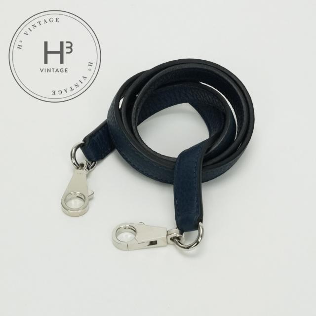 エルメス HERMES ショルダーストラップ ショルダー ストラップ その他 トゴ ブルーオブスキュール Bleu Obscur ネイビー Navy ブルー Blue 紺