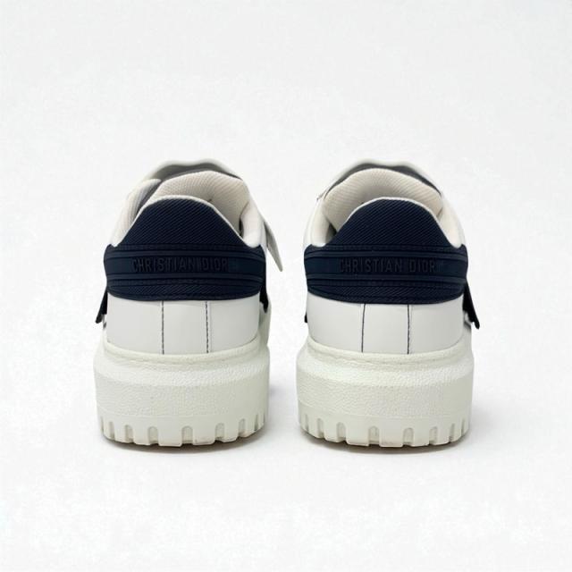 クリスチャンディオール CHRISTIAN DIOR Dior-ID スニーカー 靴 シューズ レザー ラバー ホワイト ブラック ロゴ ベルクロ_4