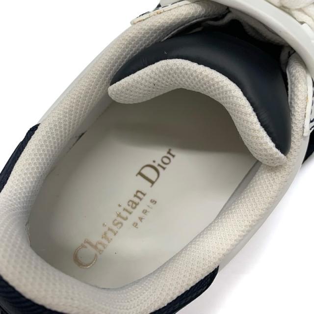 クリスチャンディオール CHRISTIAN DIOR Dior-ID スニーカー 靴 シューズ レザー ラバー ホワイト ブラック ロゴ ベルクロ_6