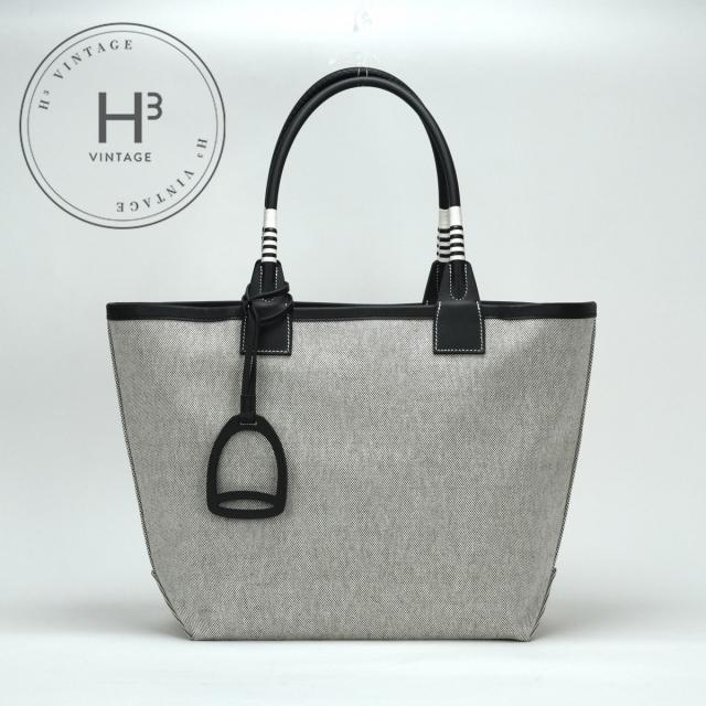 エルメス HERMES スティープル28 スティープル 28 バッグ トートバッグ ショルダーバッグ トワルアッシュ　スイフト ノワール　noir