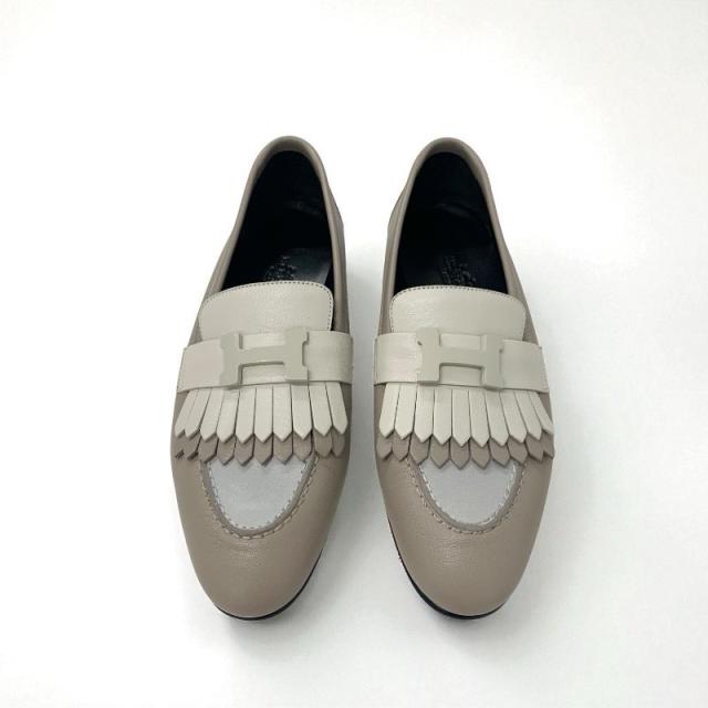 エルメス HERMES ロワイヤル ローファー 革靴 靴 シューズ レザー