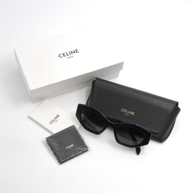 セリーヌ CELINE サングラス ブラック シルバー ロゴ アイウェア ユニセックス_7
