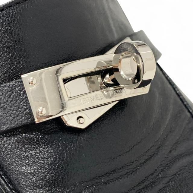 エルメス HERMES オズ フラットシューズ 靴 シューズ レザー ブラック