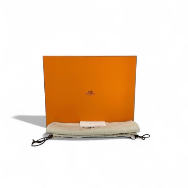 エルメス HERMES ジュウーズ ブーツ ショートブーツ 靴 シューズ スエード ネイビー シルバー ケリー金具_9