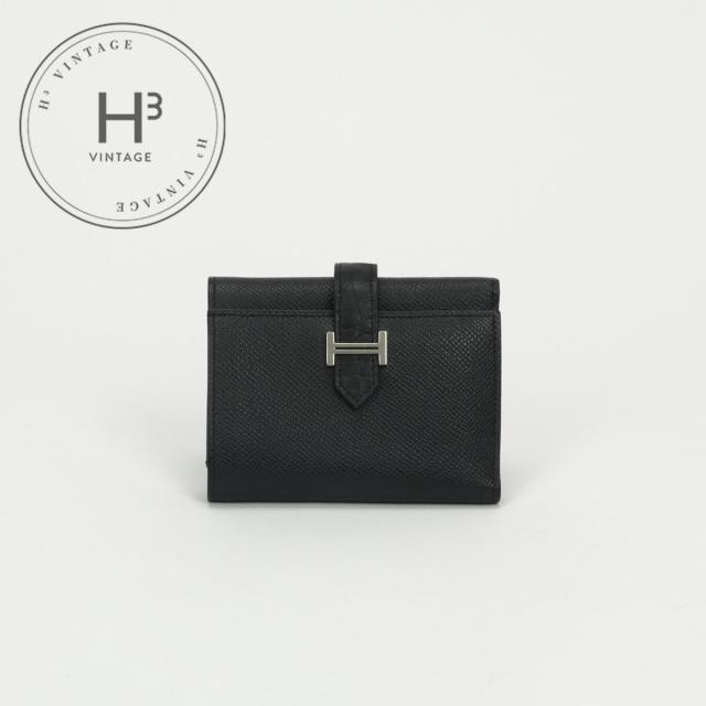 エルメス HERMES ベアンコンビネタッチ ベアン コンビネタッチ 財布 二つ折り財布 ミニ財布 ミニウォレット エプソン クロコダイル