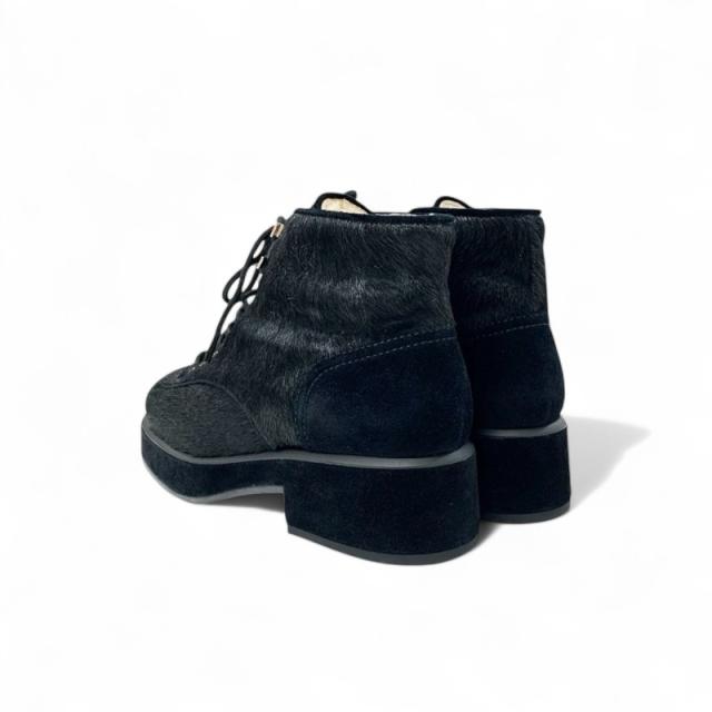 シャネル CHANEL ブーツ ショートブーツ 靴 シューズ ハラコ スエード