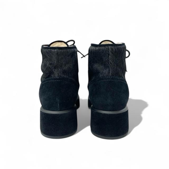 シャネル CHANEL ブーツ ショートブーツ 靴 シューズ ハラコ スエード
