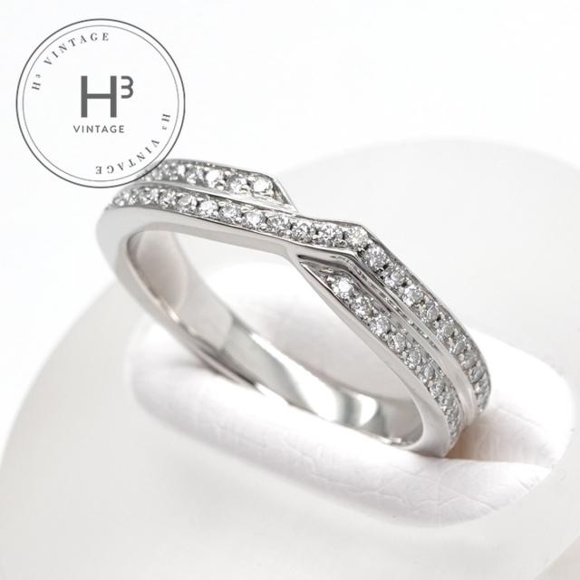 ハリーウィンストン HARRY WINSTON トリスト・バイ・ハリー・ウィンストン トリスト・ツーロウ・バンドリング リング 指輪 Pt950