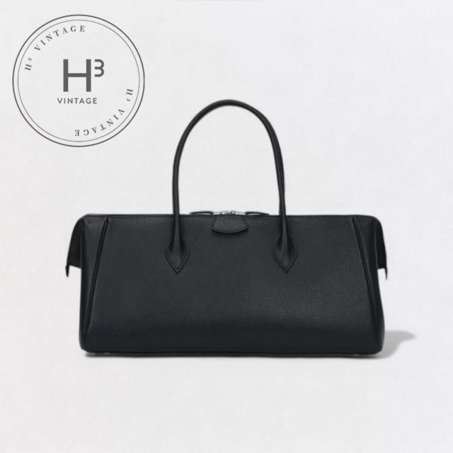 エルメス HERMES パリボンベイ40 パリボンベイ 40 バッグ トートバッグ ヴァシュリエジェ ノワール noir ブラック Black 黒 シルバー
