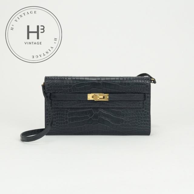 エルメス HERMES ケリーウォレットトゥーゴー ケリーウォレット ロング トゥーゴー 財布 長財布 ロングウォレット アリゲーター