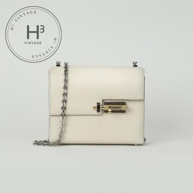 エルメス HERMES ヴェルー ヴェルーミニ バッグ ショルダーバッグ シェーブル ナタ Nata アイボリー ivory シルバー金具