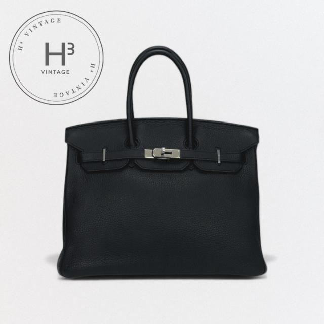 エルメス HERMES バーキン35 バーキン 35 バッグ トートバッグ トリヨンクレマンス ノワール Noir ブラック Black 黒 シルバー金具