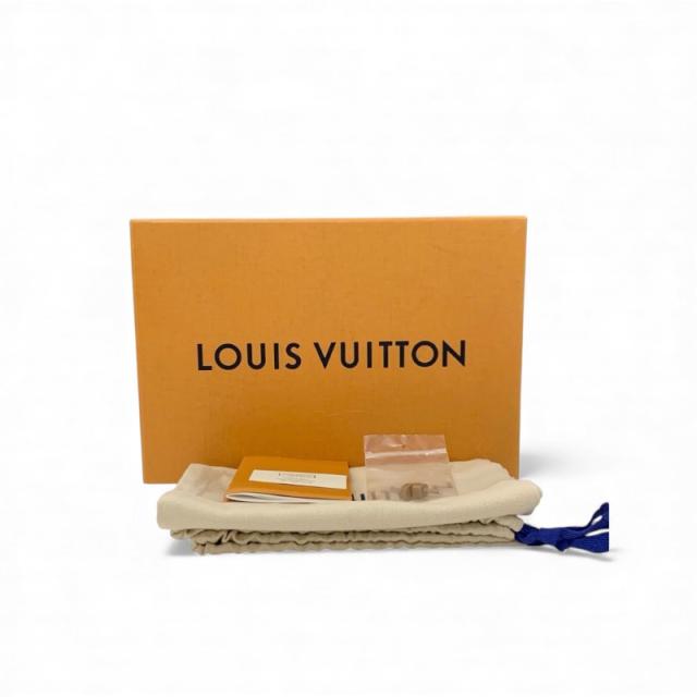 ルイヴィトン LOUIS VUITTON ブレーカーライン パンプス 靴 シューズ スエード カーキグリーン ゴールド LVロゴ 未使用_9