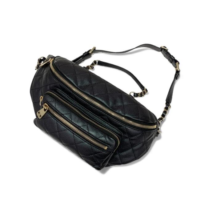 シャネル CHANEL バッグ ウエストポーチ ボディバッグ キャビアスキン