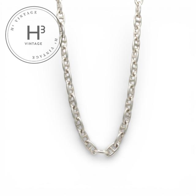 エルメス HERMES シェーヌダンクル ネックレス ペンダント チョーカー 925 銀