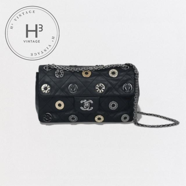 シャネル CHANEL マトラッセ バッグ ショルダーバッグ カーフスキン ブラック black 黒 シルバー金具 チェーンショルダーバッグ