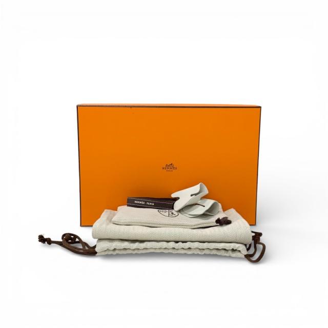 エルメス HERMES デイ スニーカー 靴 シューズ ファブリック レザー ピンク ホワイト シルバー ケリー金具_8