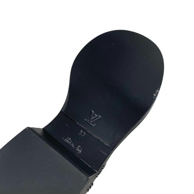 ルイヴィトン LOUIS VUITTON メトロポリスライン モノグラム ブーツ ショートブーツ 靴 シューズ レザー ブラック ブラウン 黒_7