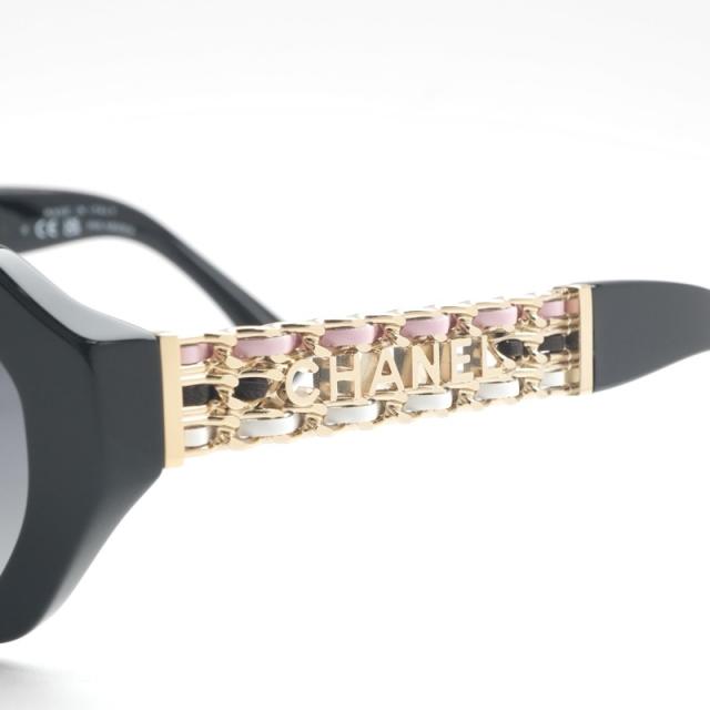 シャネル CHANEL サングラス ブラック ゴールド ロゴ 25SS アイウェア_3