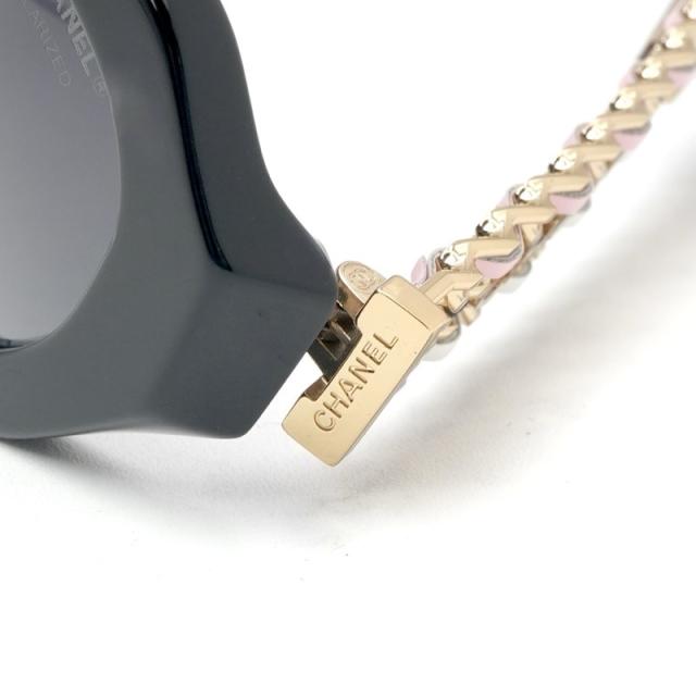 シャネル CHANEL サングラス ブラック ゴールド ロゴ 25SS アイウェア_4