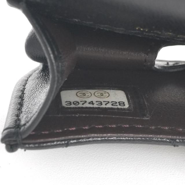 シャネル CHANEL ネックレス ペンダント チョーカー ブラック ゴールド ココマーク マトラッセ airpodsケース チェーン_8