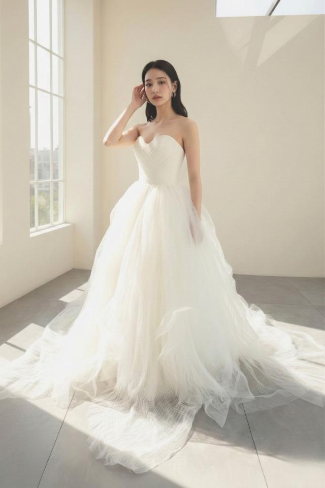 ヴェラウォン VERA WANG BRIDE オクタヴィア Octavia プリンセスライン ウェディングドレス アイボリーホワイト 白