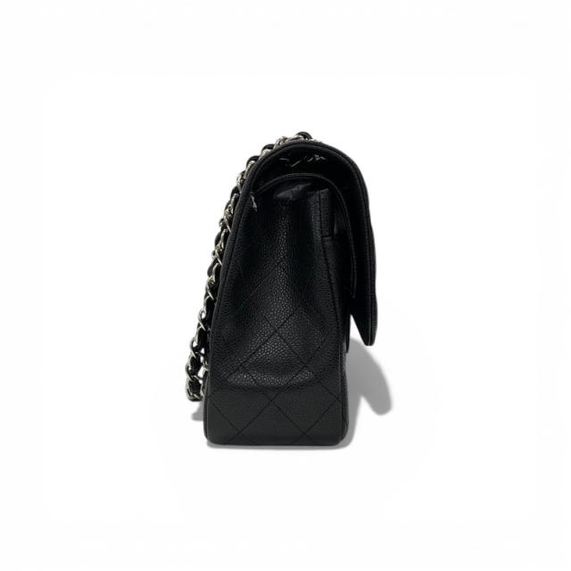シャネル CHANEL バッグ ショルダーバッグ ブラック シルバー デカマトラッセ30 ラージ ターンロック シングルフラップ_1