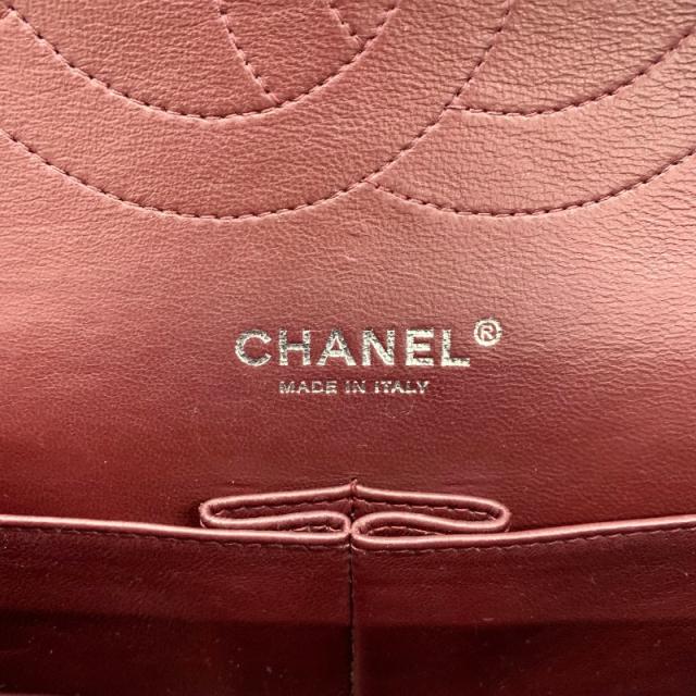 シャネル CHANEL バッグ ショルダーバッグ ブラック シルバー デカマトラッセ30 ラージ ターンロック シングルフラップ_7