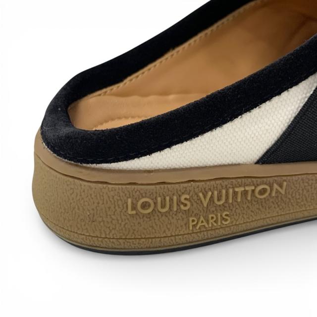 ルイヴィトン LOUIS VUITTON ルースライン モノグラム スニーカー 靴 シューズ スエード レザー ブラック ホワイト ブラウン ミュール_8