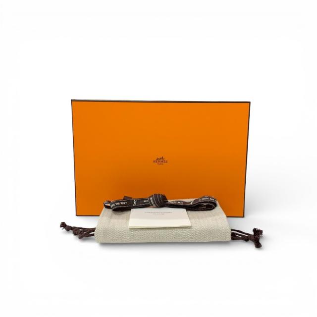 エルメス HERMES クレオ フラットシューズ 靴 シューズ レザー ブラック シルバー スリングバック ストラップ バレエシューズ_9