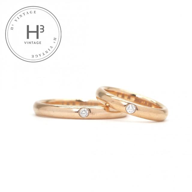 ハリーウィンストン HARRY WINSTON ラウンドカット・バンドリング クラシック・ダイヤモンド・バンドリング リング 指輪 750PG