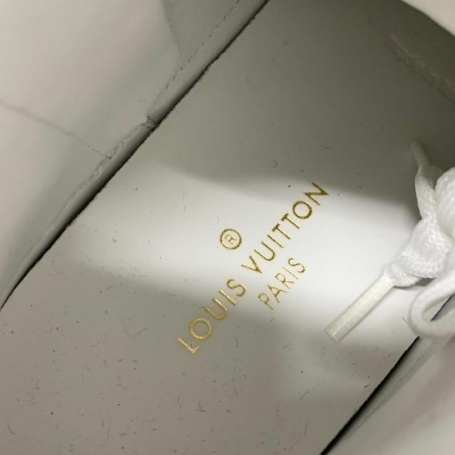 ルイヴィトン LOUIS VUITTON ステラーライン モノグラム スニーカー 靴 シューズ ハラコ レザー ブラウン ホワイト 未使用 レオパード_6