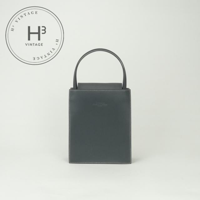 エルメス HERMES ルーシーMM ルーシー MM バッグ トートバッグ ボックスカーフ Boxcalf シェーブル Chevre グラファイト Graphite グレー Gray 灰 203,500円